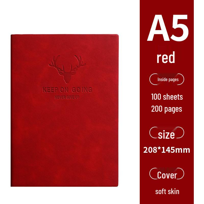 Business & Student A5 Thick Notebook Journal for Meetings & Diary Use