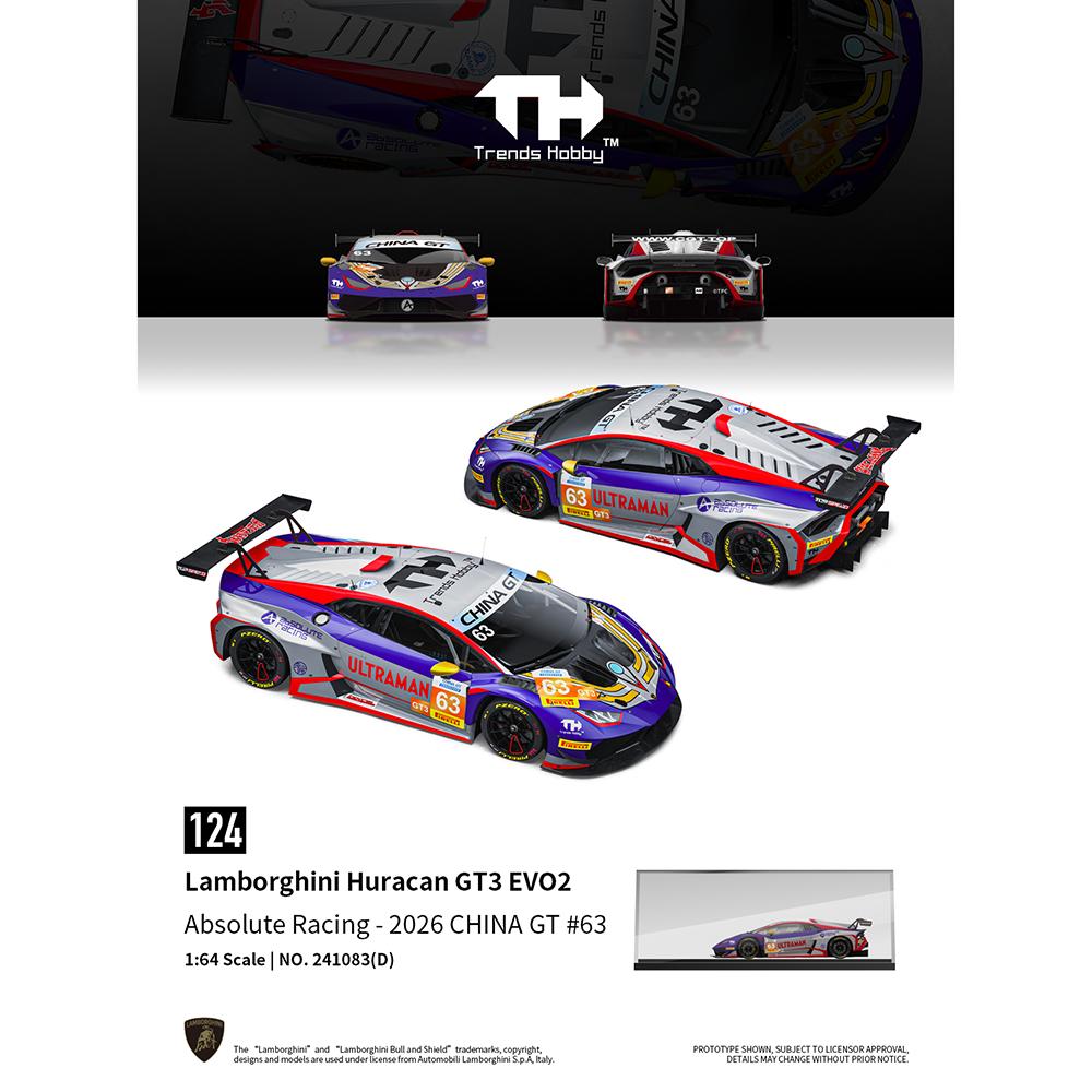 Trends Hobby 1:64 Porsche 911 GT3 R LeMans 24H Lamborghini Huracan GT3 Evo 2 CHINA GT Manthey 1. Phorm Diecast Auto Modell