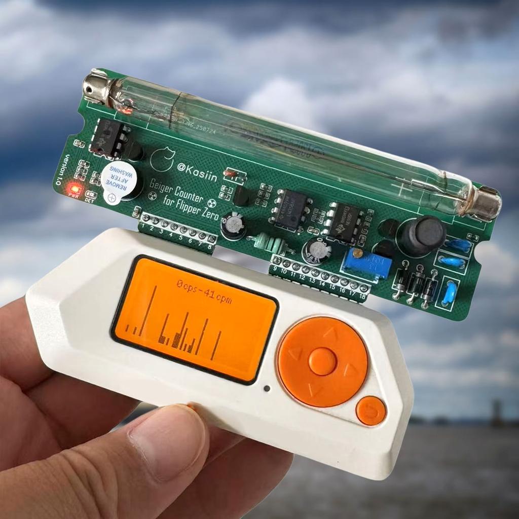 For Flipper Zero Multiboard Expansion Board Geiger Counter Module Kit Assembled Radiation System DIY Miller Tube