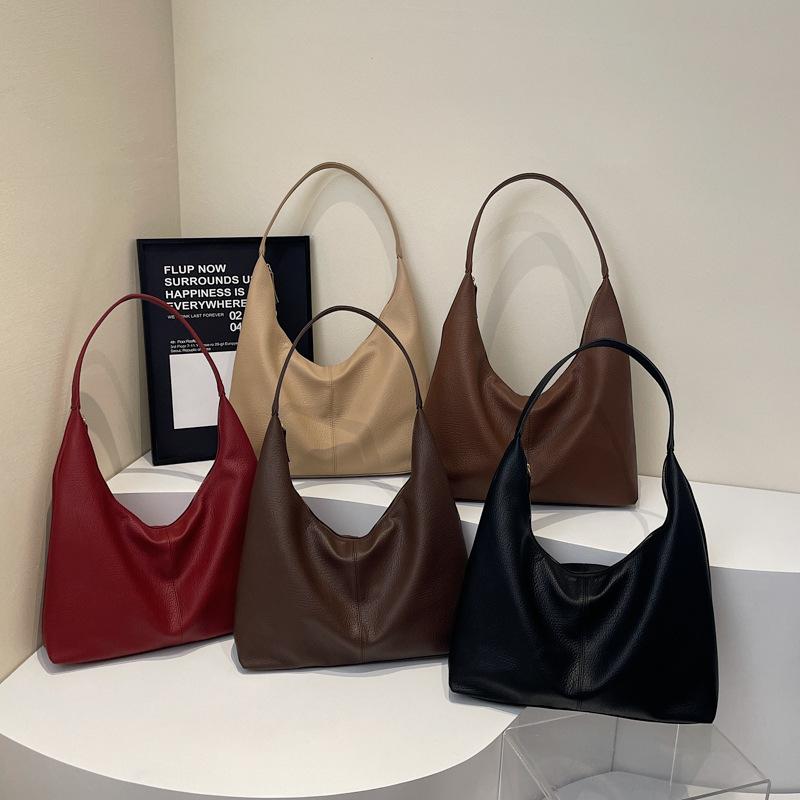 Large-capacity Commuter Tote Bag Women's 2026 Spring New Style Fashion Versatile Casual Shoulder Armpit Bag