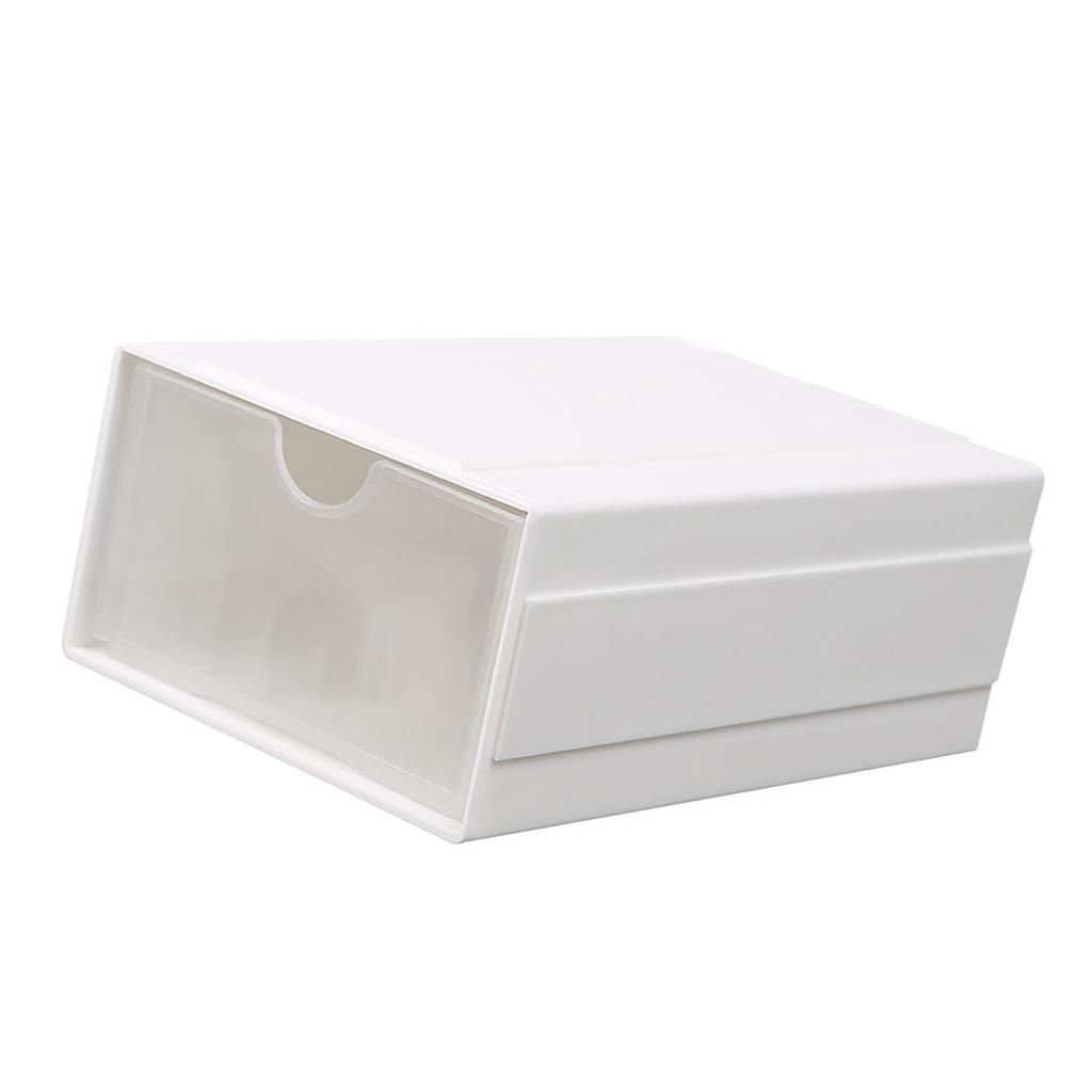 Drawer Storage Box Plastic Desktop Drawer Storage Organizer Space Saving Multipurpose Drawer