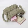 Nylon Bucket Bags Women Casual Designer Handbags Down-Filled Cotton Shoulder Bag Pleated Crossbody Bags Fashion Underarm Bag