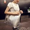 Damen-Schultertaschen Große Kapazität PU-Leder Retro Krokodilmuster Handtasche Mode Unterarm-Shopper Tragetaschen Qualität