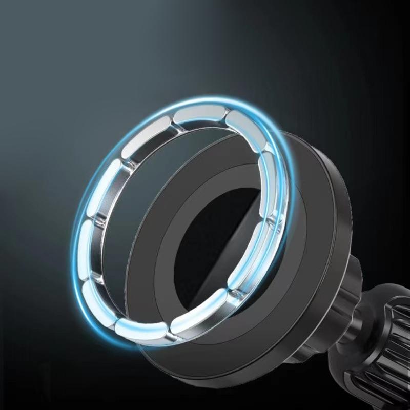 Magnetic Smartphone Holder with 1/4Inch Tripod Adapter Hole for Quick Installation Mobile Phone Holder