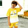 Kids Clothing Top 67 Gradient Zebra Color Printed Kids T-shirt and Shorts 2 Piece Set Summer Casual Outfit for Boy's and Girl's