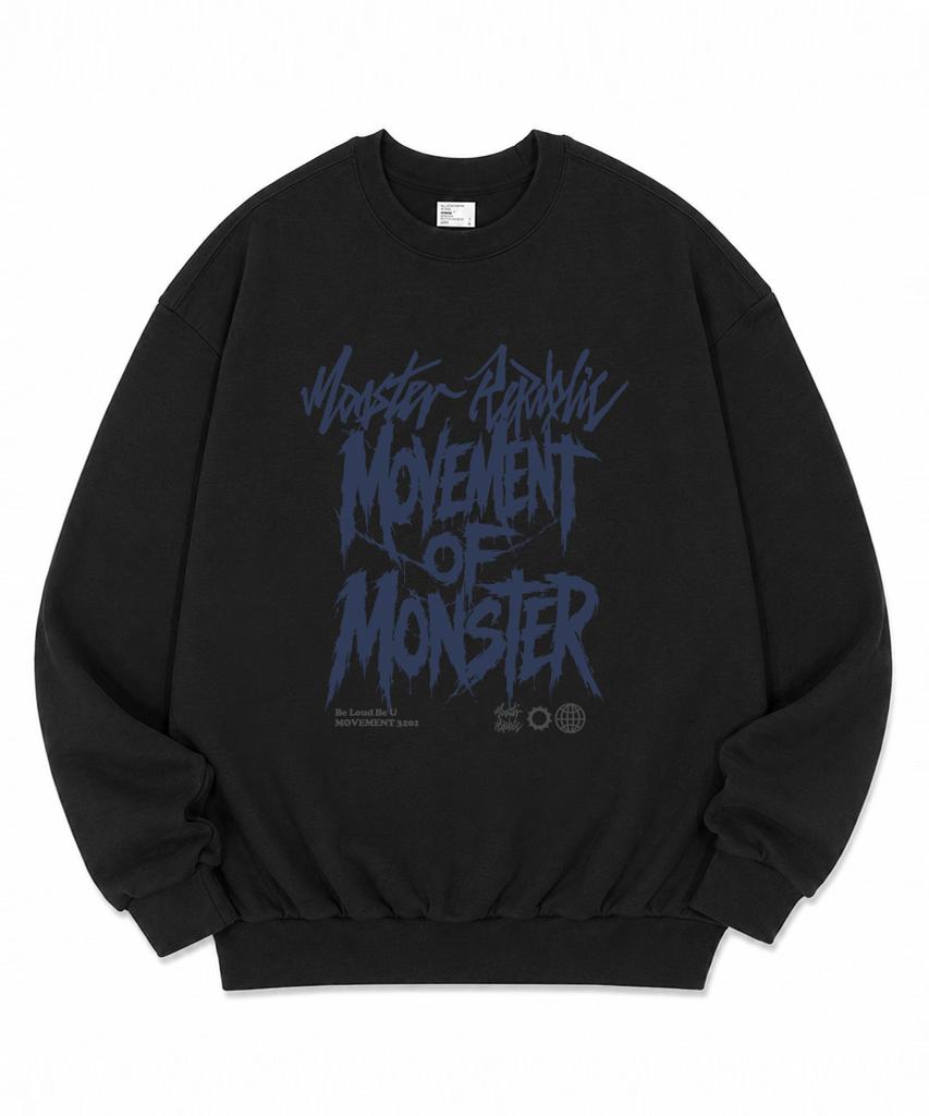 MONSTER REPUBLIC Rogue Movement Deep Blue Sweatshirt Black_3201