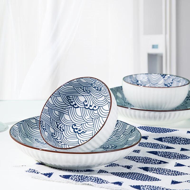 LOCK&LOCK Guan Cang Hai 8-Piece Ceramic Dinnerware Set