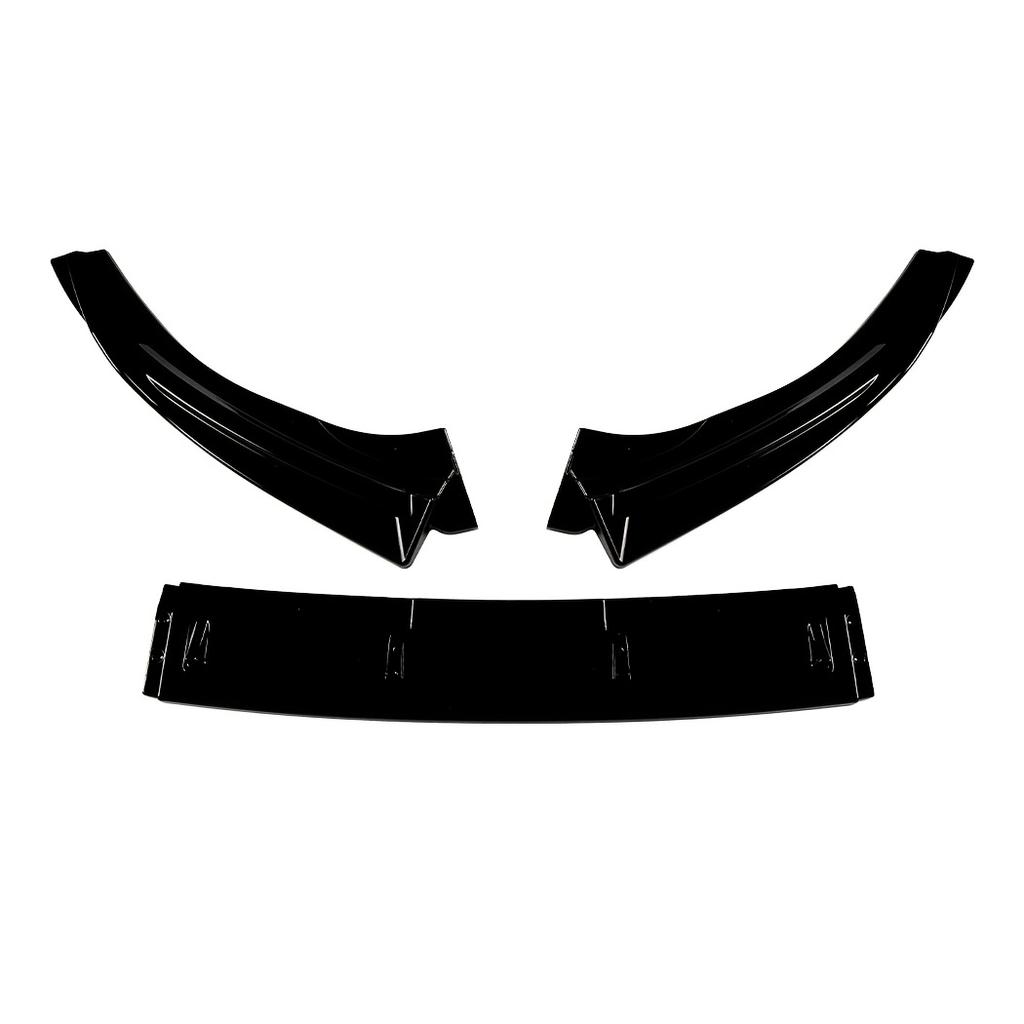 ABS Car Front Bumper Lip Spoiler For VW Passat B7 2011-2015 Standard Version Glossy Black Diffuser Splitter Body Kit