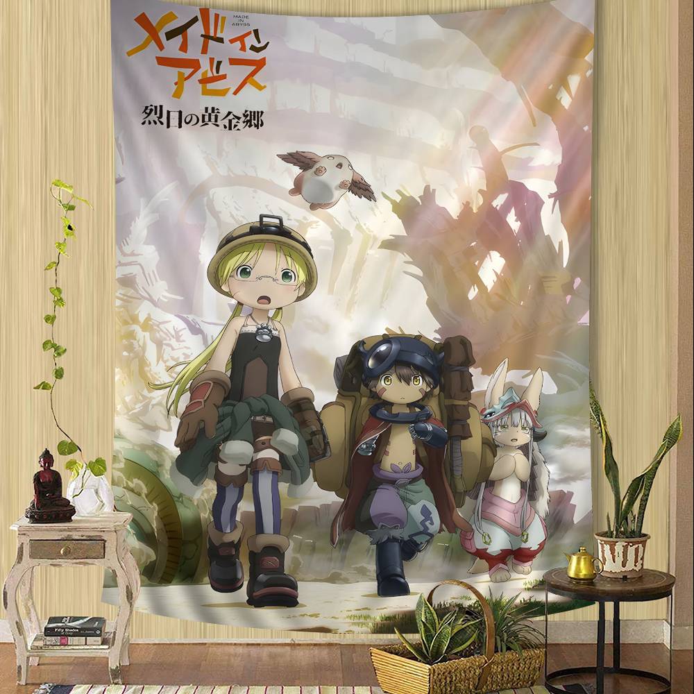 Made In Abyss Movie Anime Tapestry For Living Room Home Dorm Decor Home Decor