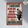 Vintage Motorcycle Tin Sign Metal Wall Art Retro Garage Cafe Decor 8x12 Inches