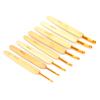 8pcs Aluminium Oxide Crochet Hook Golden Crochet Needles Set for Sweater Knitting