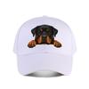 Realistischer Rottweiler Hund lugt Kunst Druck Heim Dekoration Baseball Kappe Mode Unisex Sonnenhut Damen Outdoor Sport Snapback Kappe