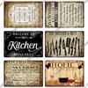 Putuo Decor Kitchen Slogan Vintage Tin Sign Plaque Metal Wall Art Stickers Cafe Kitchen Home Dinner Room Retro Poster Plate