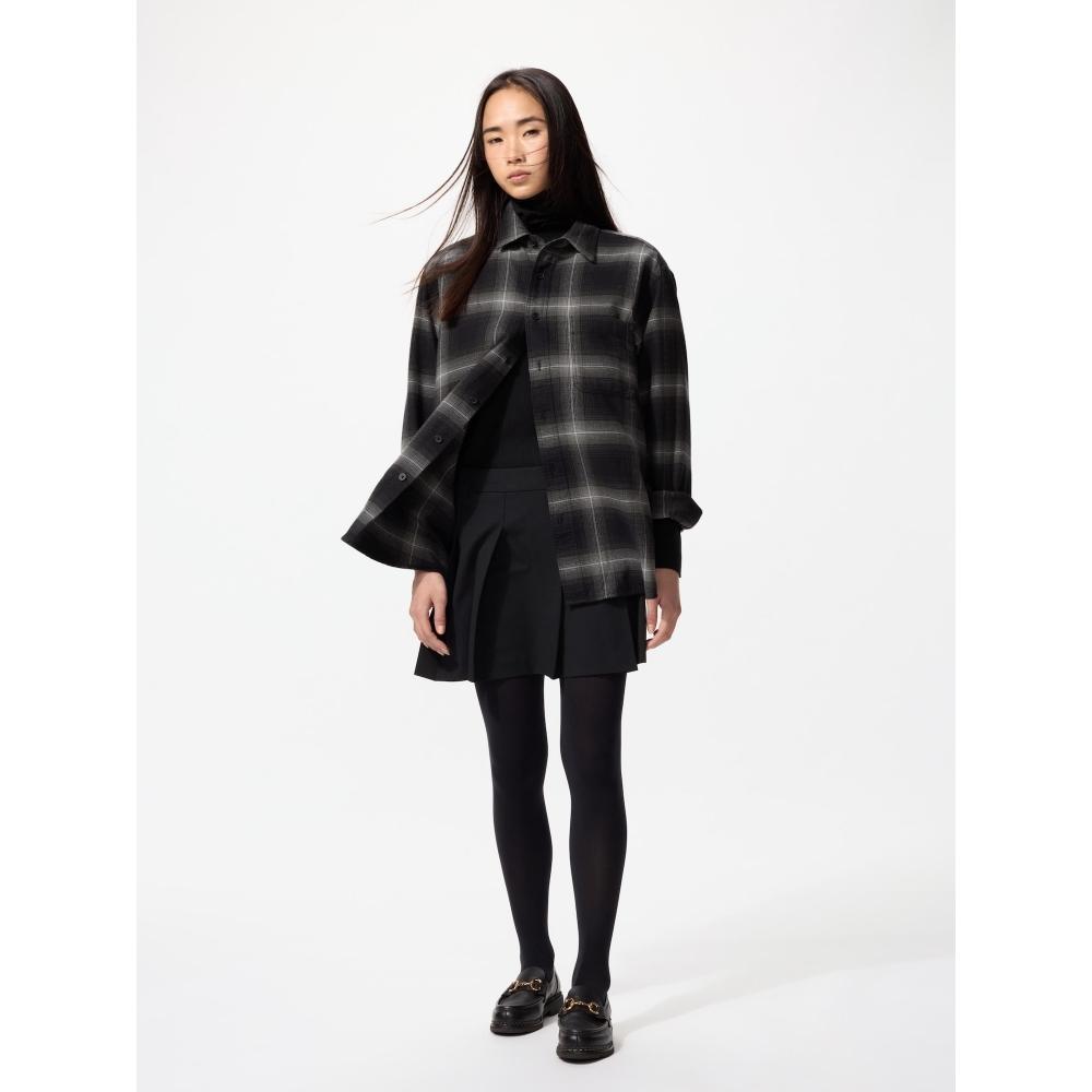 Uniqlo Flannel Check Shirt  Long Sleeve  D