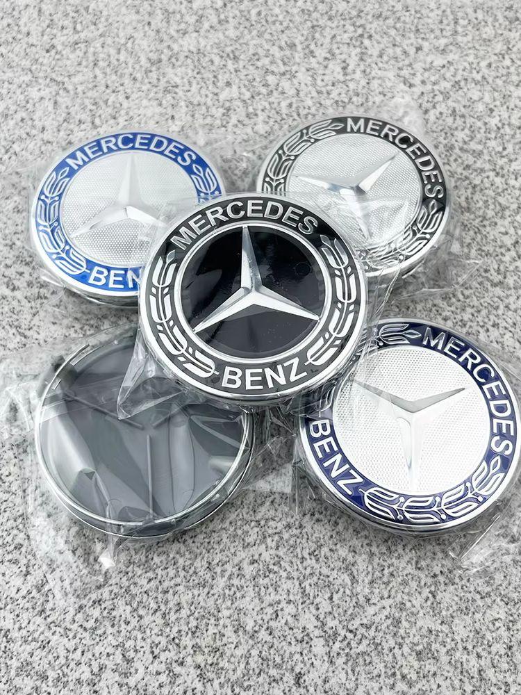 New 20PCS 75MM Car Wheel Center Hub Caps Tire Rim Covers Auto Accessories For Benz CLA A180 W108 AMG CLK W201 W212 W213 W220 DM1