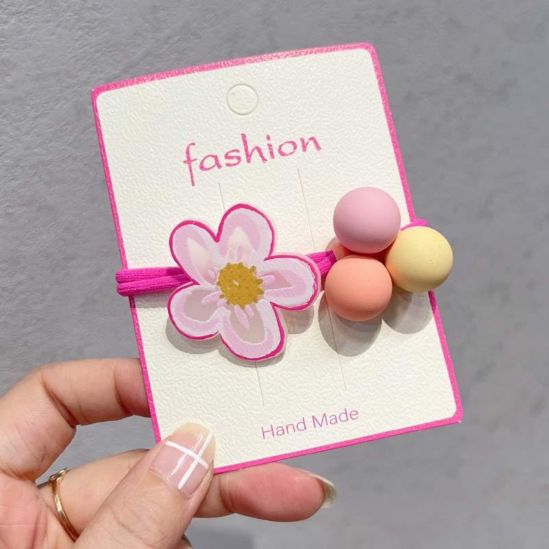 

Детские корейские мультяшные резинки для волос - милые резинки для хвостиков с кроликами и цветами