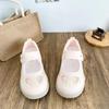 Shallow floral lace Mary Jane's new hollow breathable German training shoes
