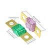 ANS-H Small Fuse Holder ANS-8 20A 50A 70A 80A 100A 150A 175A 200A Safety Plate Base Car Carrier Fuse Box Bolt Type car audio Fuse Holders1