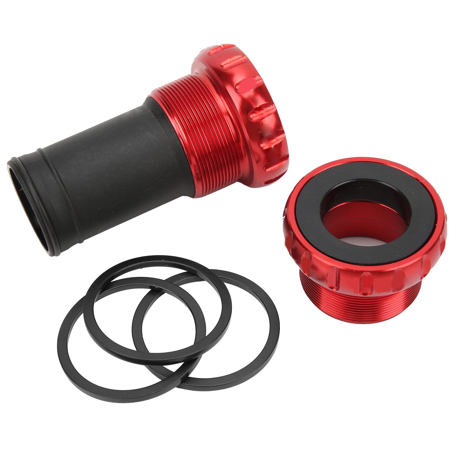 Велосипедная каретка 68-73 мм Снижение шума Стабильность Смоляная шайба Прочная Высокая точность Велосипедные аксессуарыКрасный