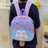 Kids Cartoon Pvc School Backpack With Comfort Arc Straps For Preschool Children