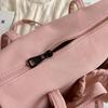 Bowknot Pleated Shoulder Bag Large Capacity Underarm Bag Trendy Armpit Bag  Girls