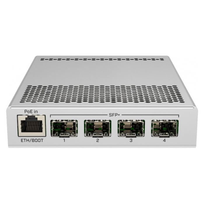 Commutateur - MikroTik - CRS305-1G-4S+IN - 4 Ports SFP+ 10 Gbit - 1 Port Ethernet 1 Gbit - Compact Et Silencieux