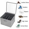 Foldable Shoe Storage Box - Dust-Proof Organizer for Shoes, Space-Saving Shoe Cabinet