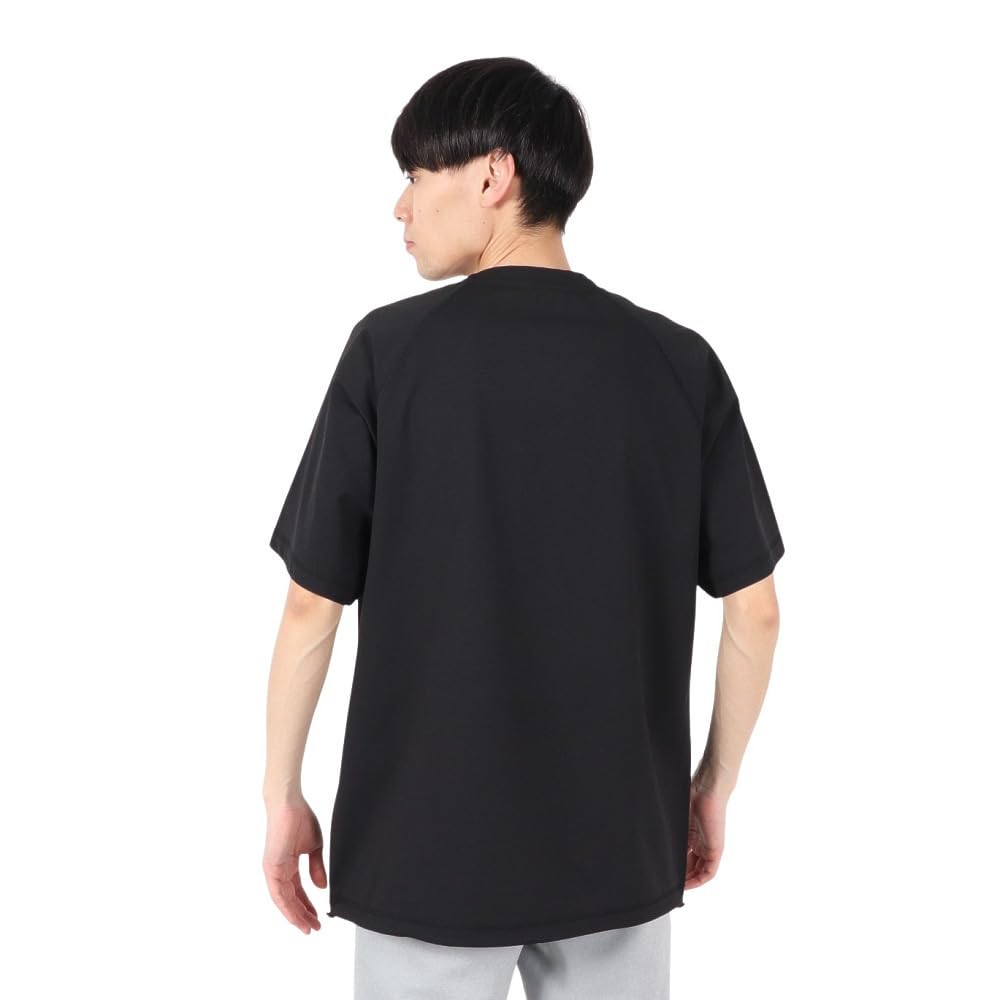 Leaf Men's Black Edition Rash S/S Tee Short Sleeve Shirt, Black (Black)