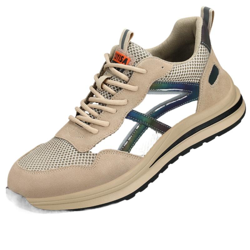 Labor Insurance Shoes Men's Steel Bag Head Non-slip and Wear-resistant Shoes, Anti-smashing and Anti-piercing Comfortable Work Shoes