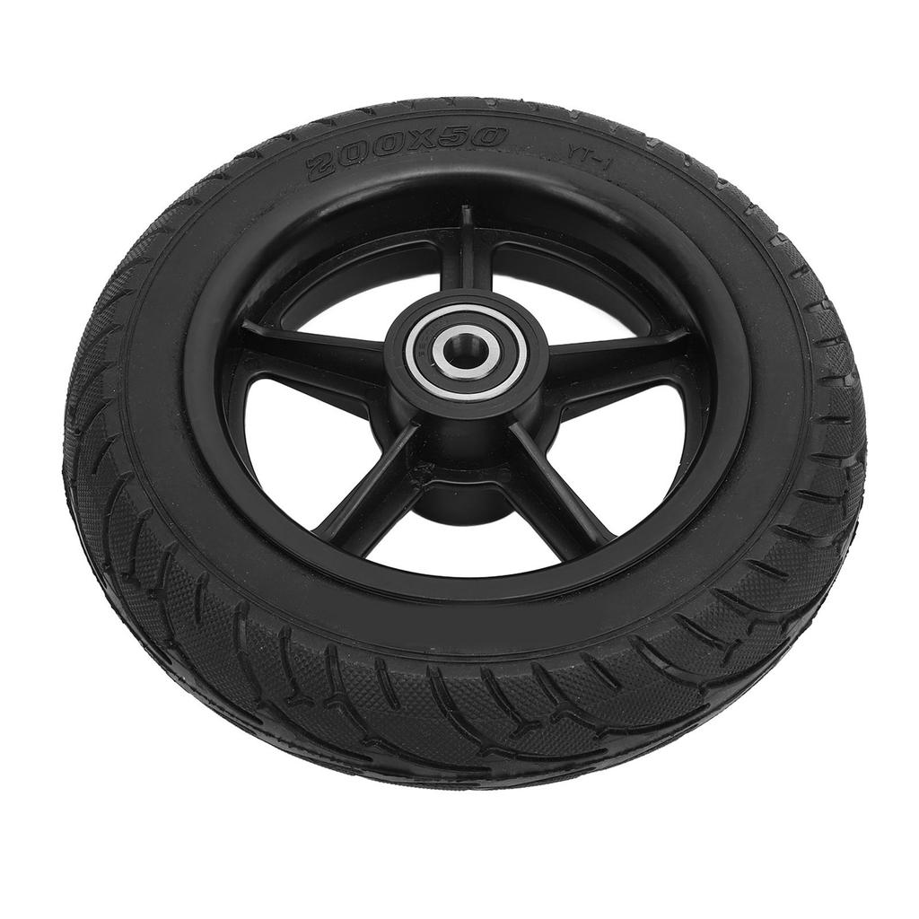 Trotineta electrica 200x50 Roata solida Cauciuc si plastic Otel Trotineta electrica Inlocuire anvelopa solida