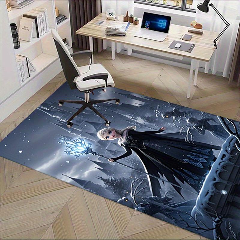 3D Printed Elsa,Frozen,Magic Anti-Slip Rug - Machine Washable Office Rug for Living Room, Bedroom, Office - Multiple Sizes