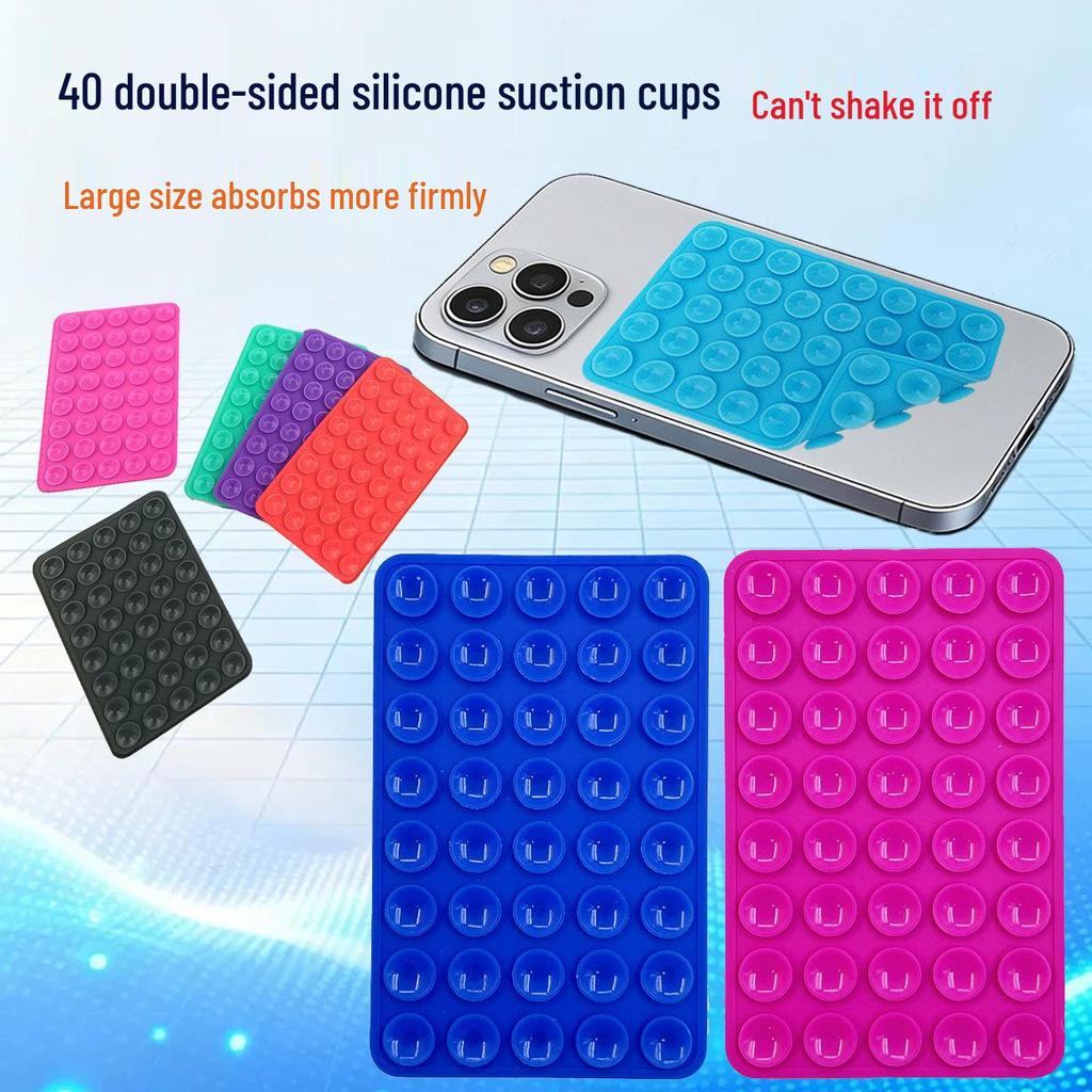 Bestselling 40-Piece Double-Sided Non-Slip Silicone Suction Cup Phone Holder