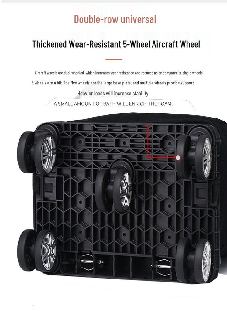 Lightweight Folding Insulated Shopping Cart for Groceries and Home