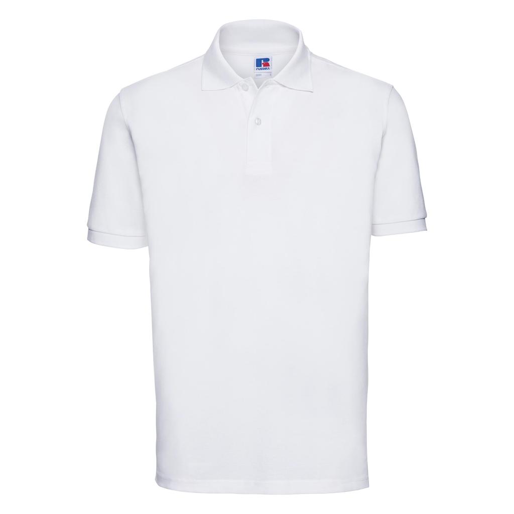 Russell Mens 100% Cotton Short Sleeve Polo Shirt