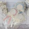 Lolita Lace Bow Hat Gem Ballet Rabbit Women Hats Fedora Hat Women Original Design Ballet Style Lolita Top Hat
