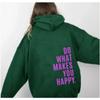 Women's Hooded Long Sleeve Loose Fit Sweatshirt Casual Colorblock Graphic Pullover