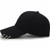 Quality Dance Cap Outdoor Sports Adjustable Hip Hop Snapback Hat Baseball Hat With Rings Sun Cap
