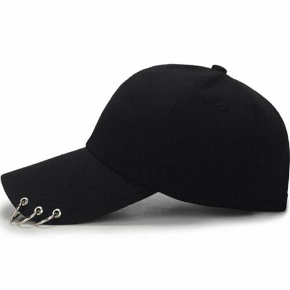 Quality Dance Cap Outdoor Sports Adjustable Hip Hop Snapback Hat Baseball Hat With Rings Sun Cap