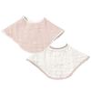 Fukufuku Gauze Bib of Shell Pink 21251008 [DIMOWA] (6-layer Gauze) 2-way (Set 2)