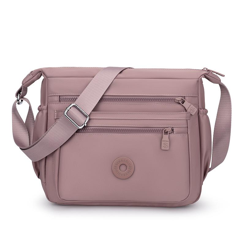 Commuter Shoulder Bag Women's Crossbody Bag Lightweight Water-Repellent Nylon Bag