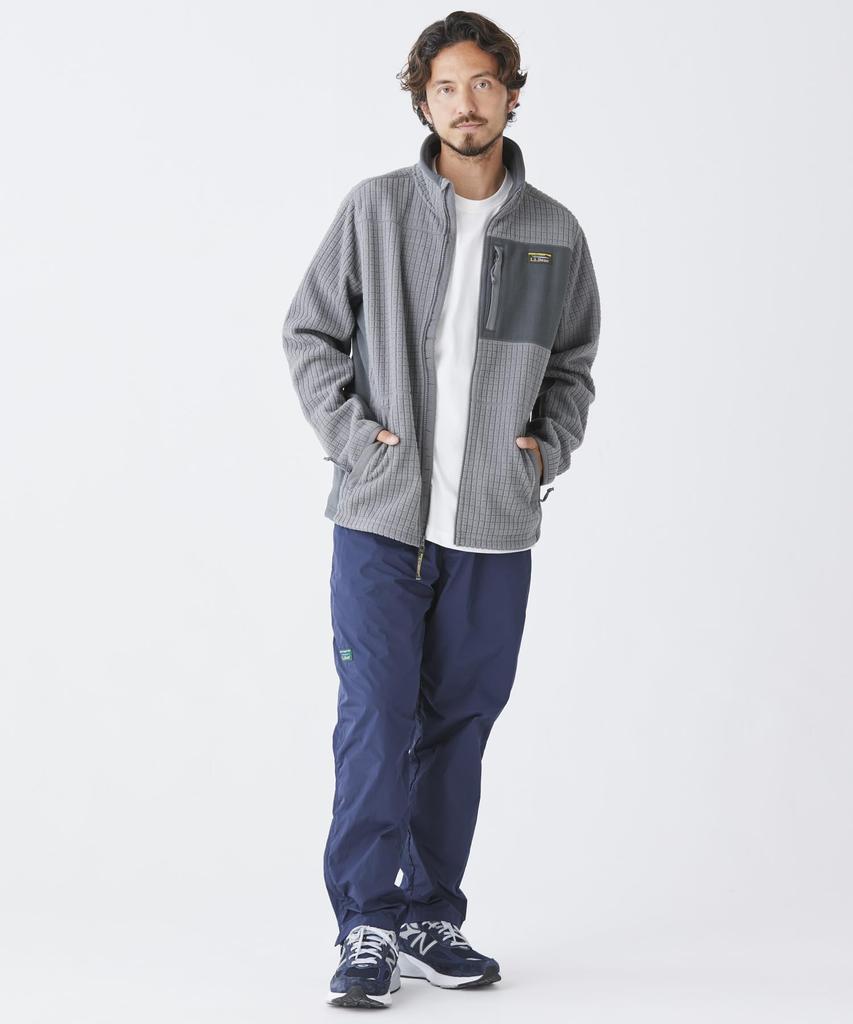 LL Bean Mountain Classic Windproof Fleece US Size 1000024443 Men's Jacket, Fit, Regular, Medium, Black,