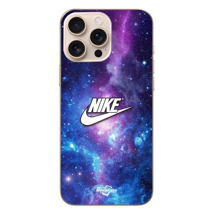Handyhülle - Nike - Iphone 16 Pro Max - Weißes Logo - Flexibel - Bunt weiß