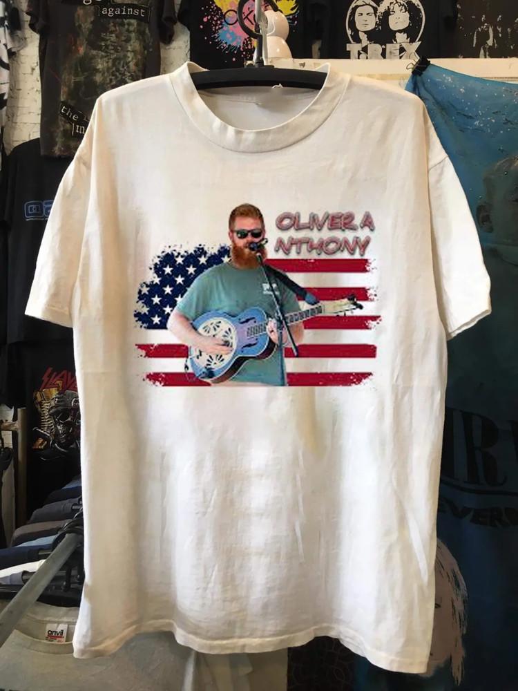 Oliver Anthony Music American WWHite Shirt Unisex S5XL R384 Unisex T-Shirt XXXL