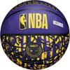 Wilson NBA Team Graffiti Los Angeles Lakers Basketball Size 7 Outdoor Diameter 24.5cm