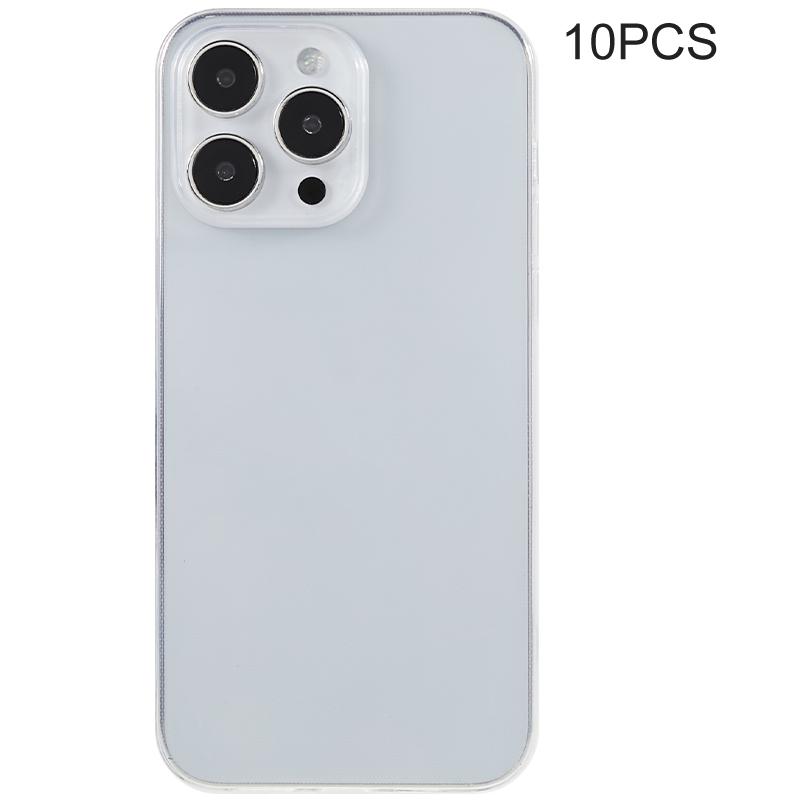 10Pcs Phone TPU Case for iPhone 12/12 Pro,Watermark-free 0.8mm Ultra-thin Clear Phone Cover