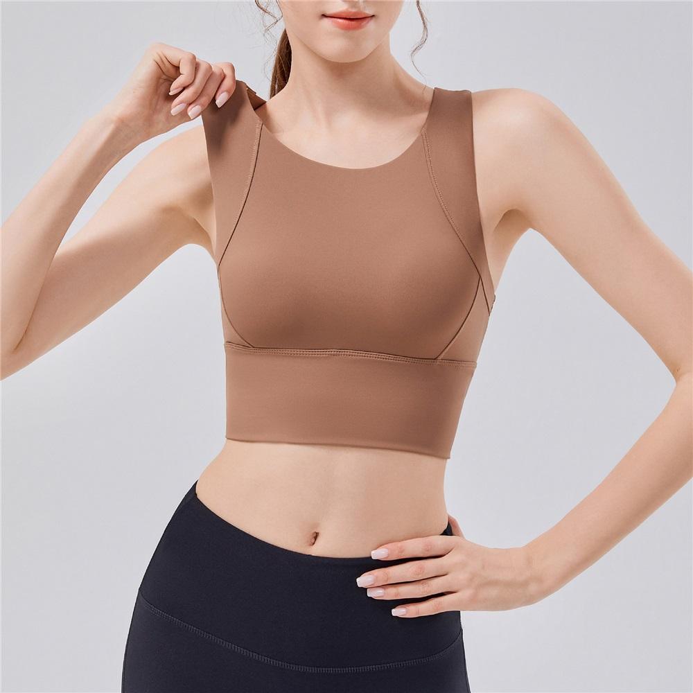 High-intensity Summer Sports Tennis Yoga Underwear, Shock-absorbing, Fitness And Running One-piece Fixed Chest Pad, A Bestseller