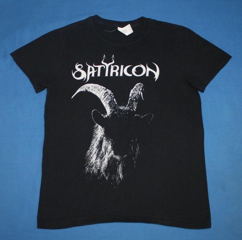 Satyricon Black Metal Band Shirt, men women classic style Unisex T-Shirt S