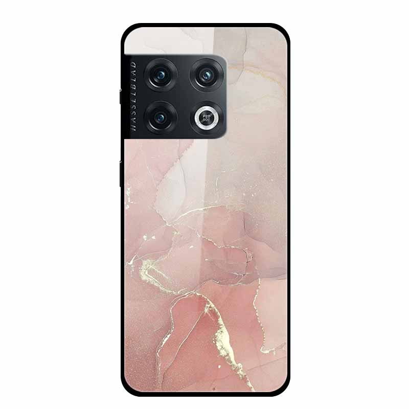 For OnePlus 10 Pro Case Marble Tempered Glass Back Cover Hard Case For OnePlus 10 Pro Shockproof Fundas NE2210 Protective Coque