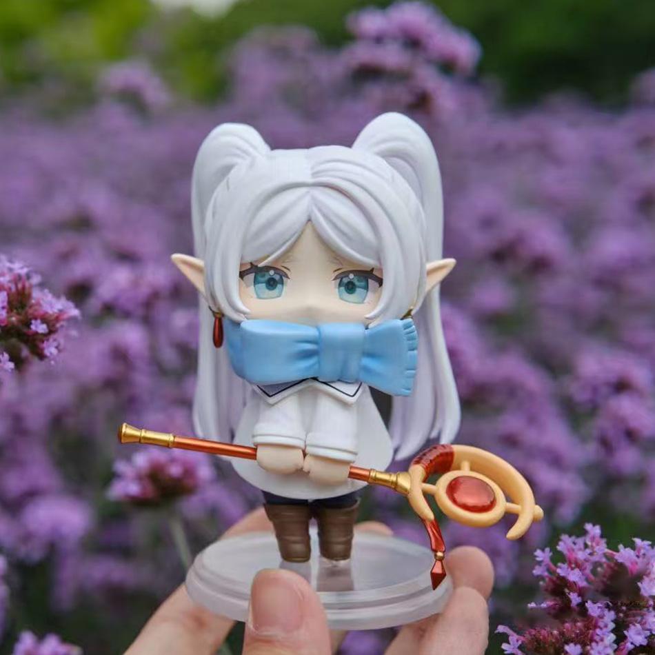 Anime Frieren: Beyond Journey'S End Animation Peripheral Hand-Made Model Figure Funeral Lillian Kawaii Desk Decor Toy Gifts