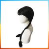 Parrucche Cosplay Addams Moda Parrucca lunga liscia Per Donne